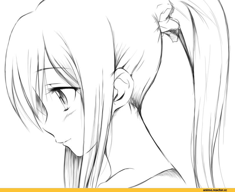 美丽的动漫图片素描(60张)