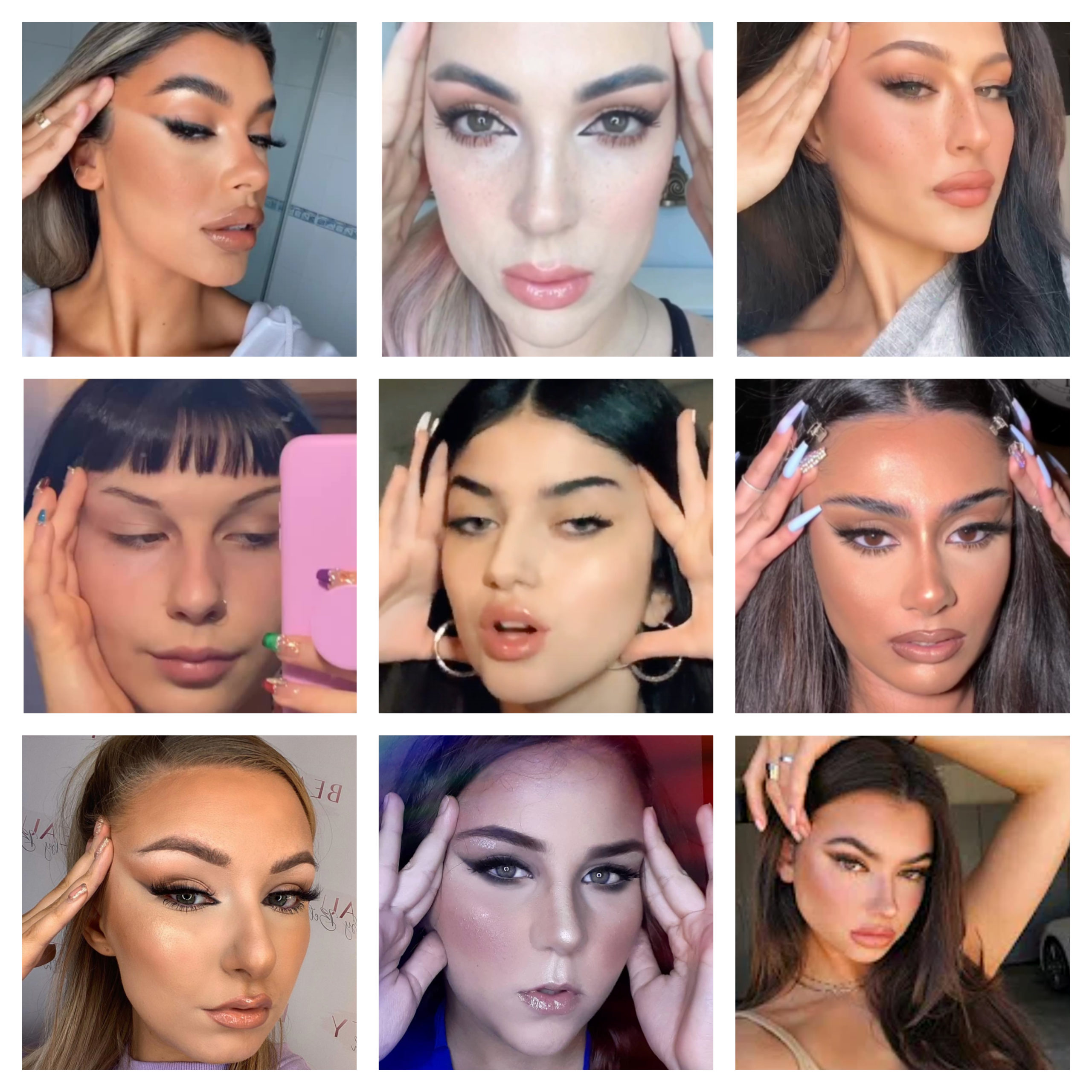 1, fox eye vs slanted eye