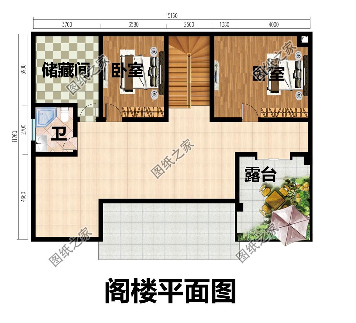一层半农村别墅带阁楼，给人简单高级的感受，整栋房子明亮干净