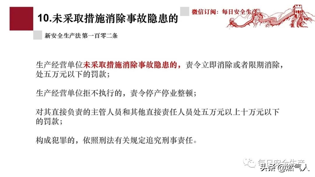 「圖解」新《安全生產(chǎn)法》處罰條款對照表