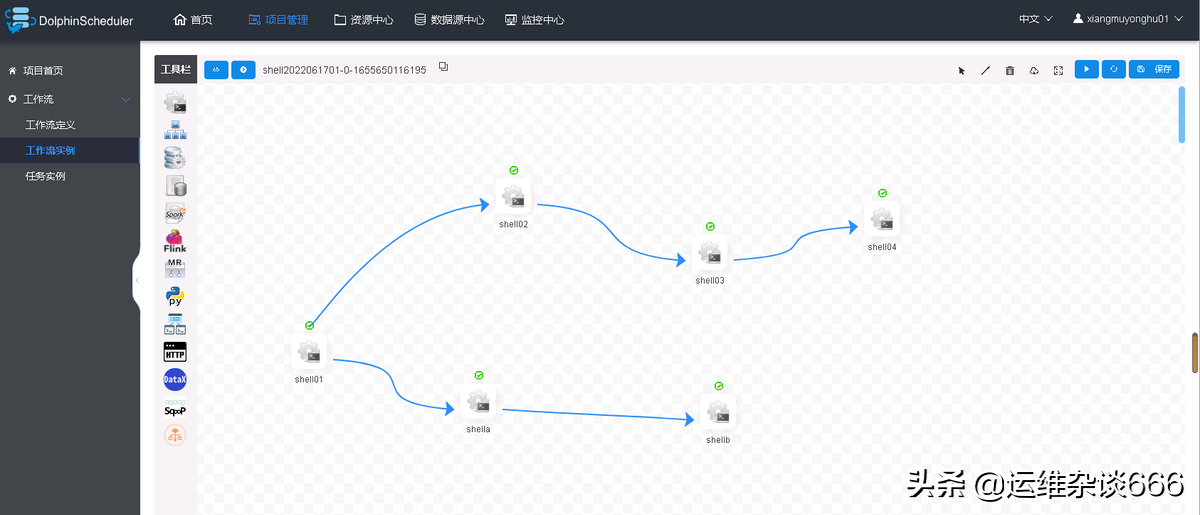 海豚DolphinScheduler系统调度操作分析