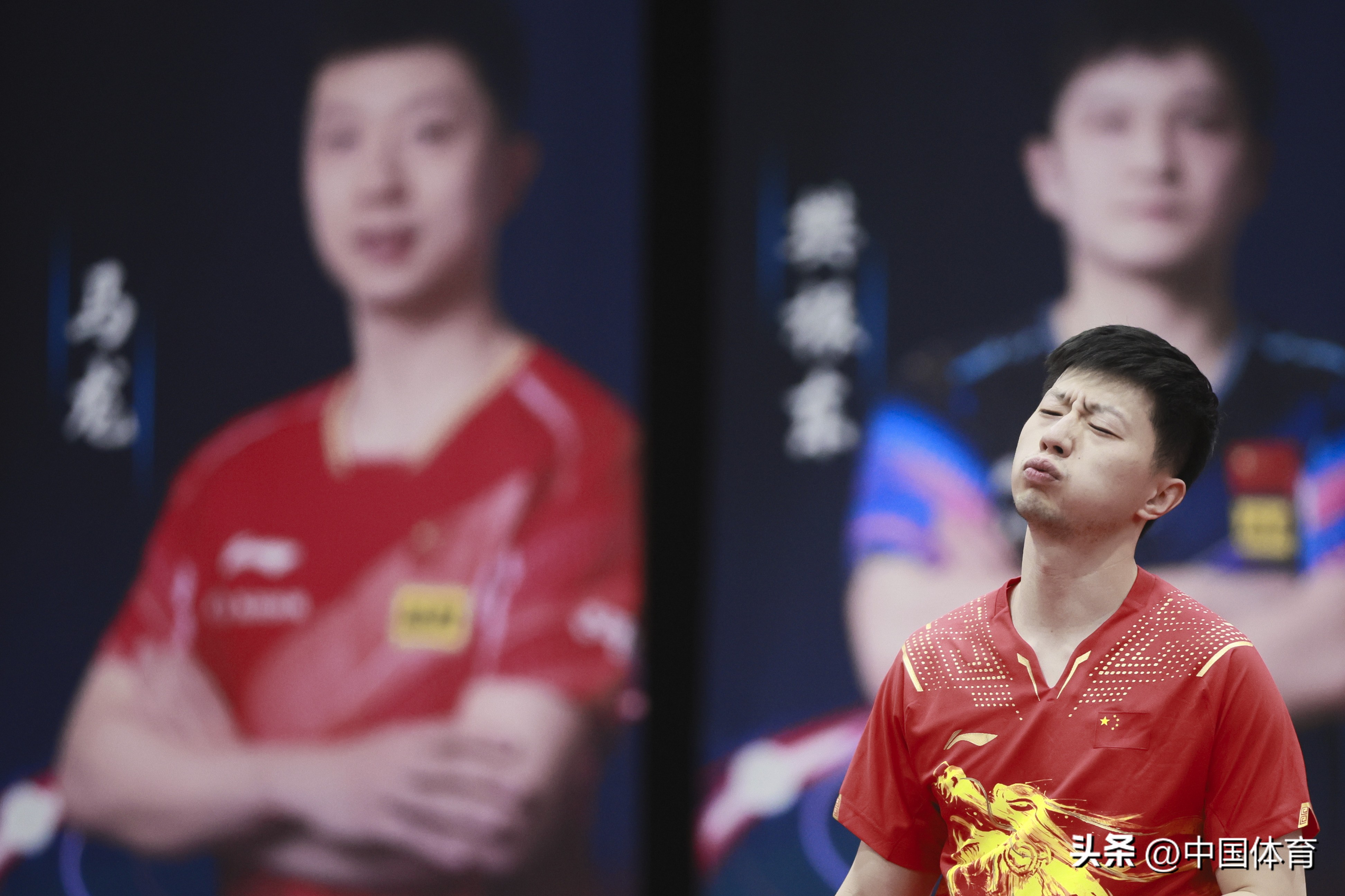 马龙男单vs梁靖昆（图集（马龙3比1战胜梁靖崑 晋级“直通赛”男单决赛）