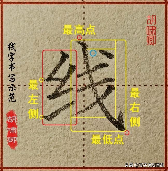练字技巧！只有一种情况斜钩不可写长，掌握这一点，写好这类字