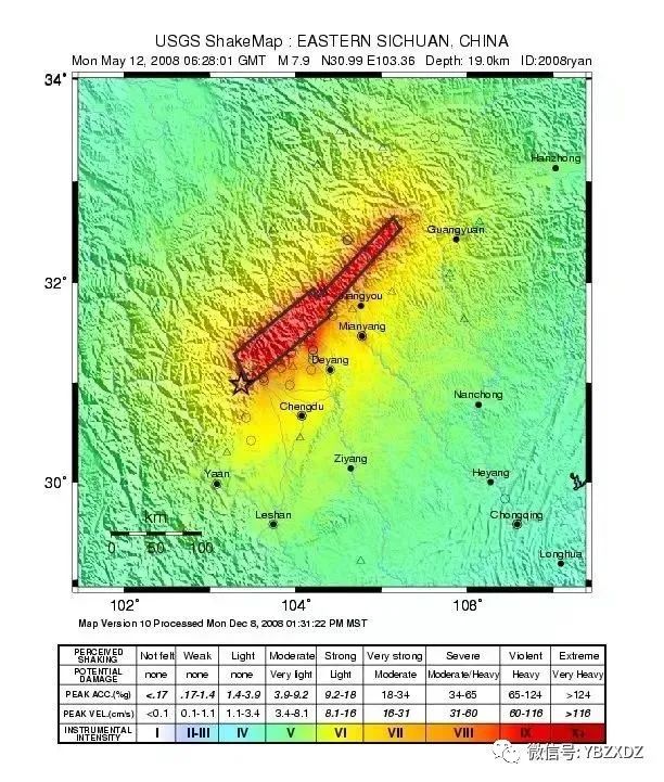 冲绳大地震(四川历史上重大破坏性大地震)