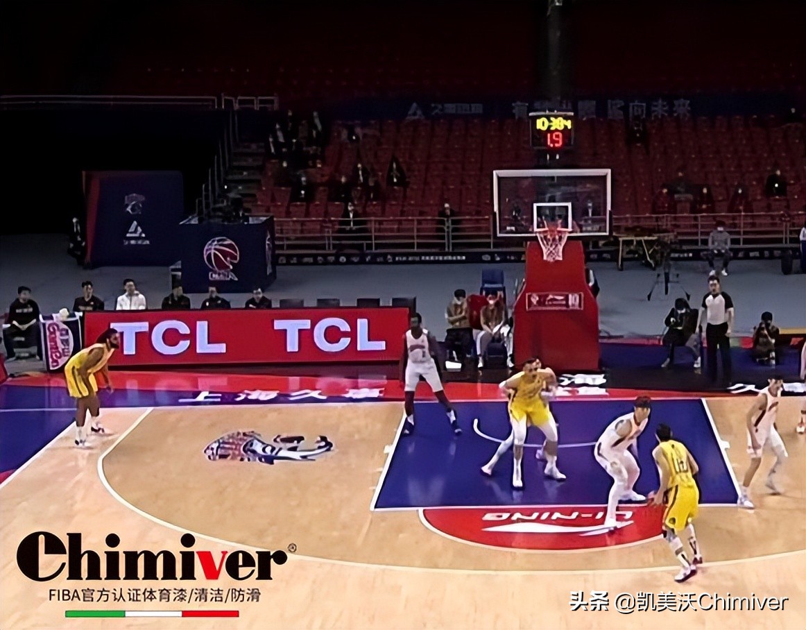 cba球馆地板为什么不亮（CBA历届总决赛木地板彩漆配色方案）