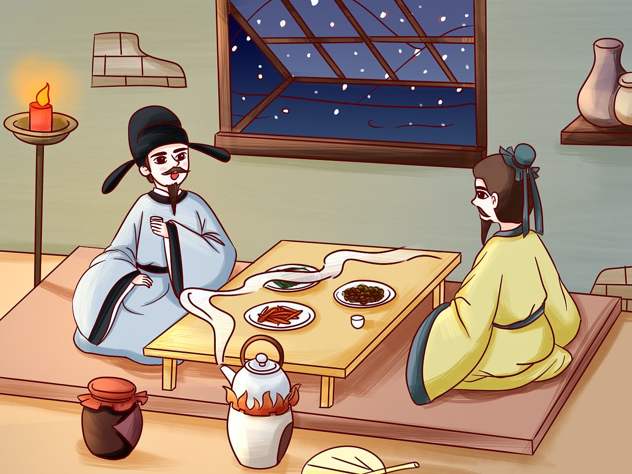 问刘十九白居易古诗拼音「问刘十九白居易古诗」