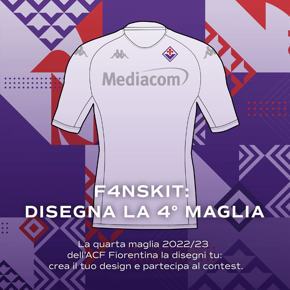 意甲三强的队服都是什么颜色(佛罗伦萨2022/23赛季第三客场球衣将交给球迷设计)