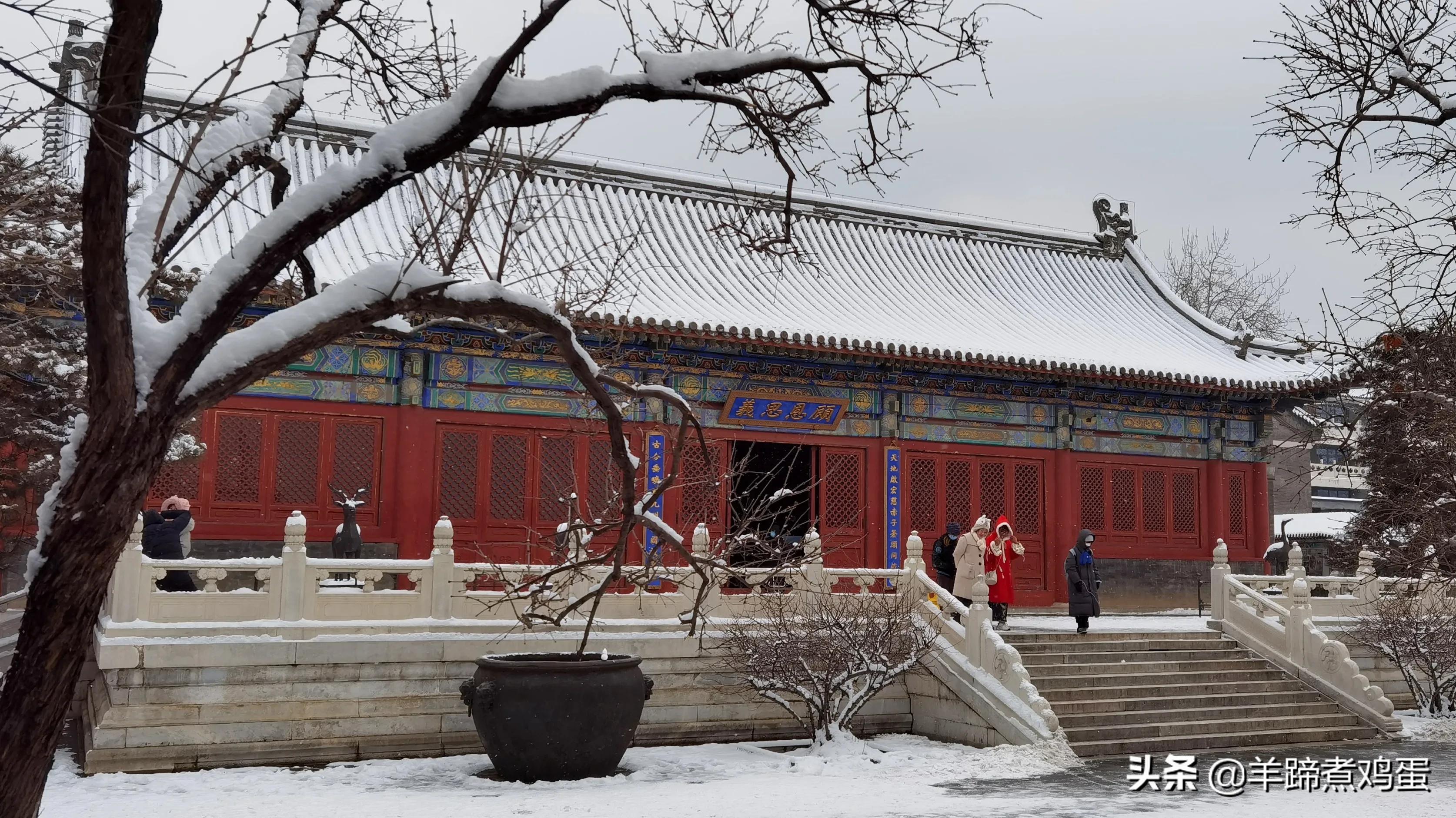 难览观园全画景雪覆腊梅一隅香——踏雪寻游北京大观园