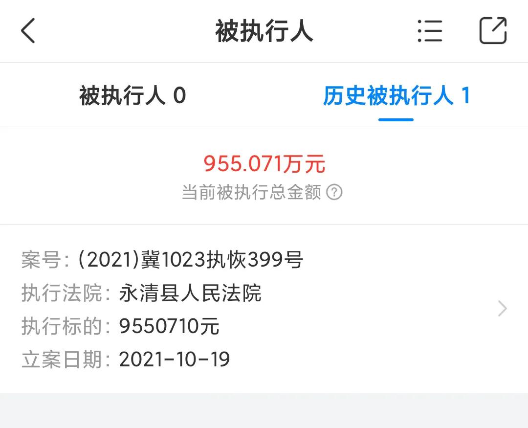 廊坊永清秀莲小镇6年无房本，长风房地产法人郑玉虎被限制高消费