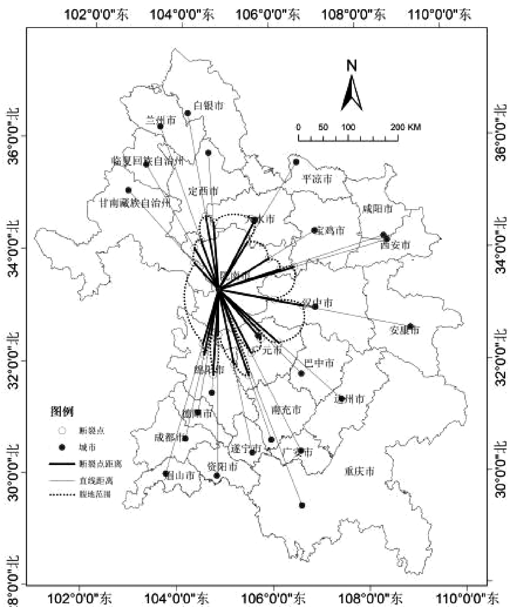 基于修正引力模型的陇南市区域经济联系研究