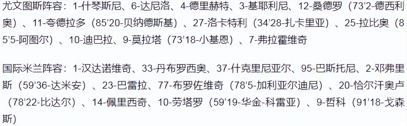 尤文图斯和国际米(意甲-国米客场1-0终结尤文16轮不败 恰尔汗奥卢点球重罚命中)