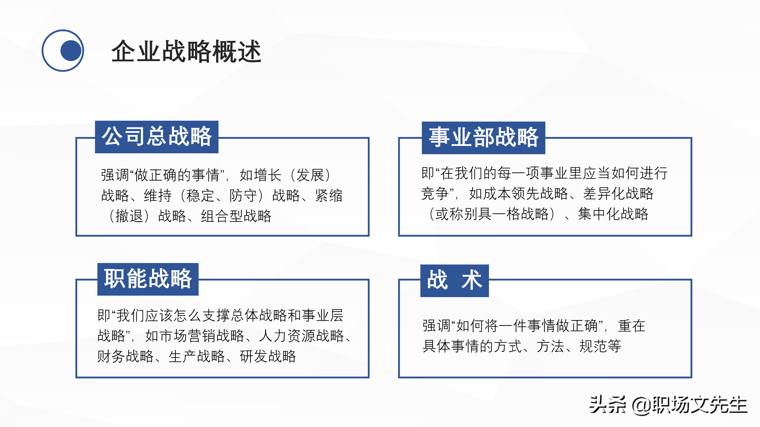 企业中高层领导培训教材，38页企业战略管理培训，战略管理过程