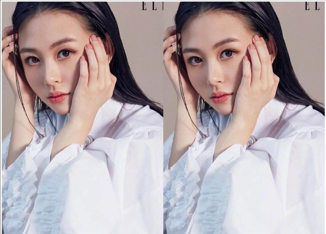 邱淑贞女儿杂志封面，镜头下表现了十足高颜值，太像妈妈邱淑贞了