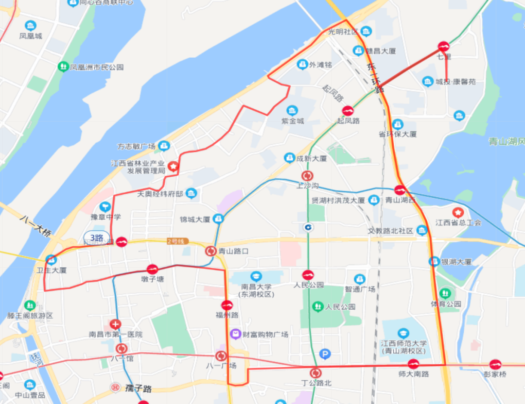 好消息！3路、4路公交车可直达省人民医院爱国路院区啦