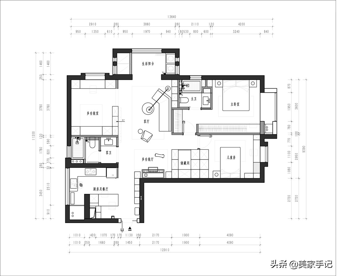 上海夫妻家中的高級場面：僅憑一個客廳就圈粉無數，家居氛圍超讚