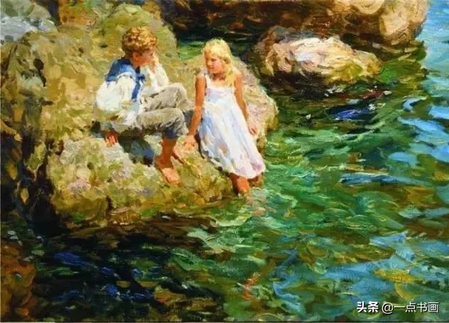 俄罗斯 克罗托夫油画中的女郎，真是风情万种