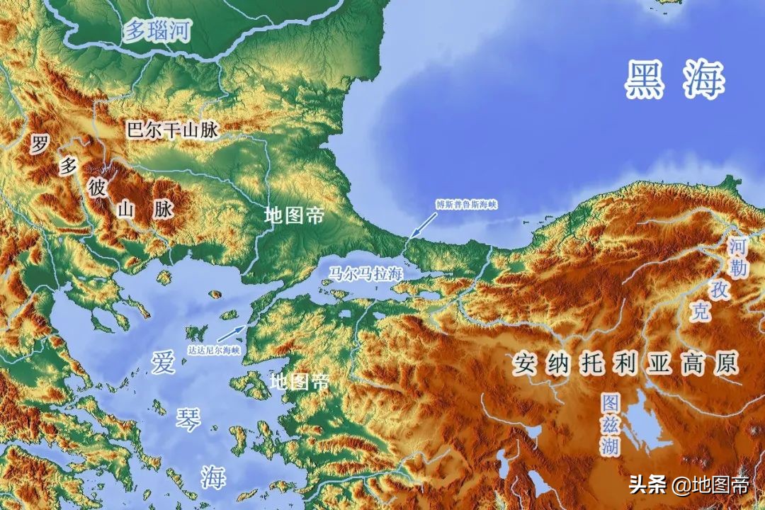 土耳其地形地貌图图片