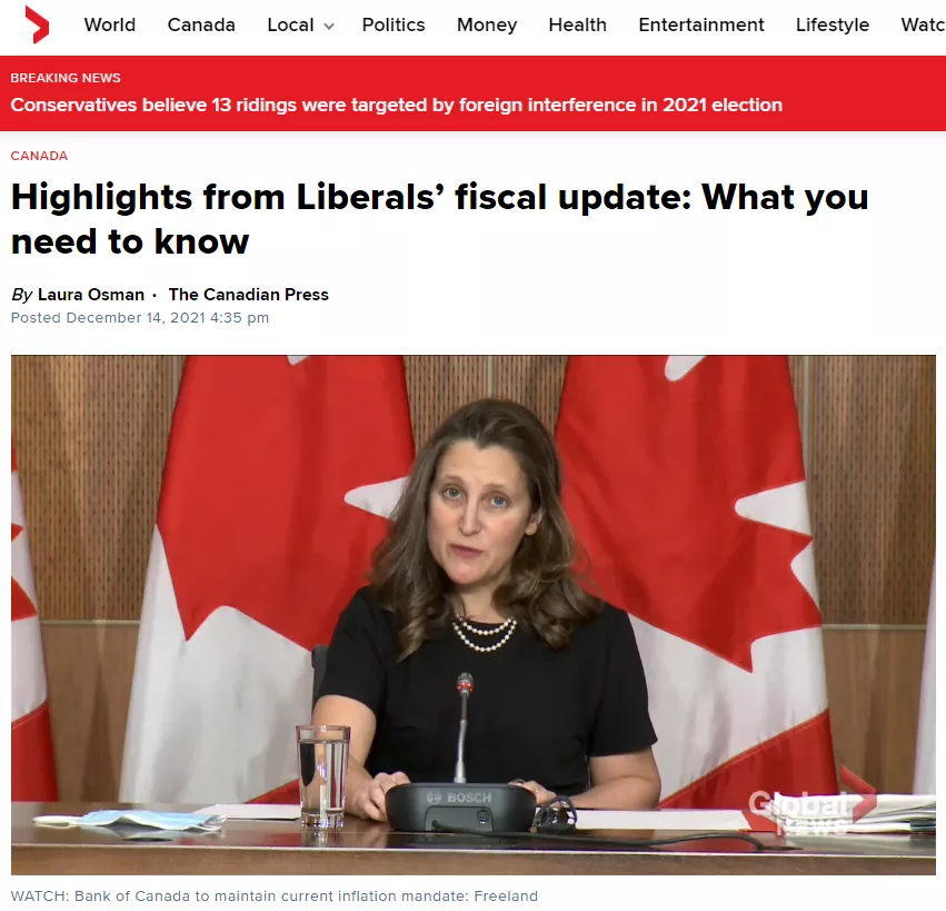 加拿大财政部长官宣发福利，在家工作还能减数百税额
