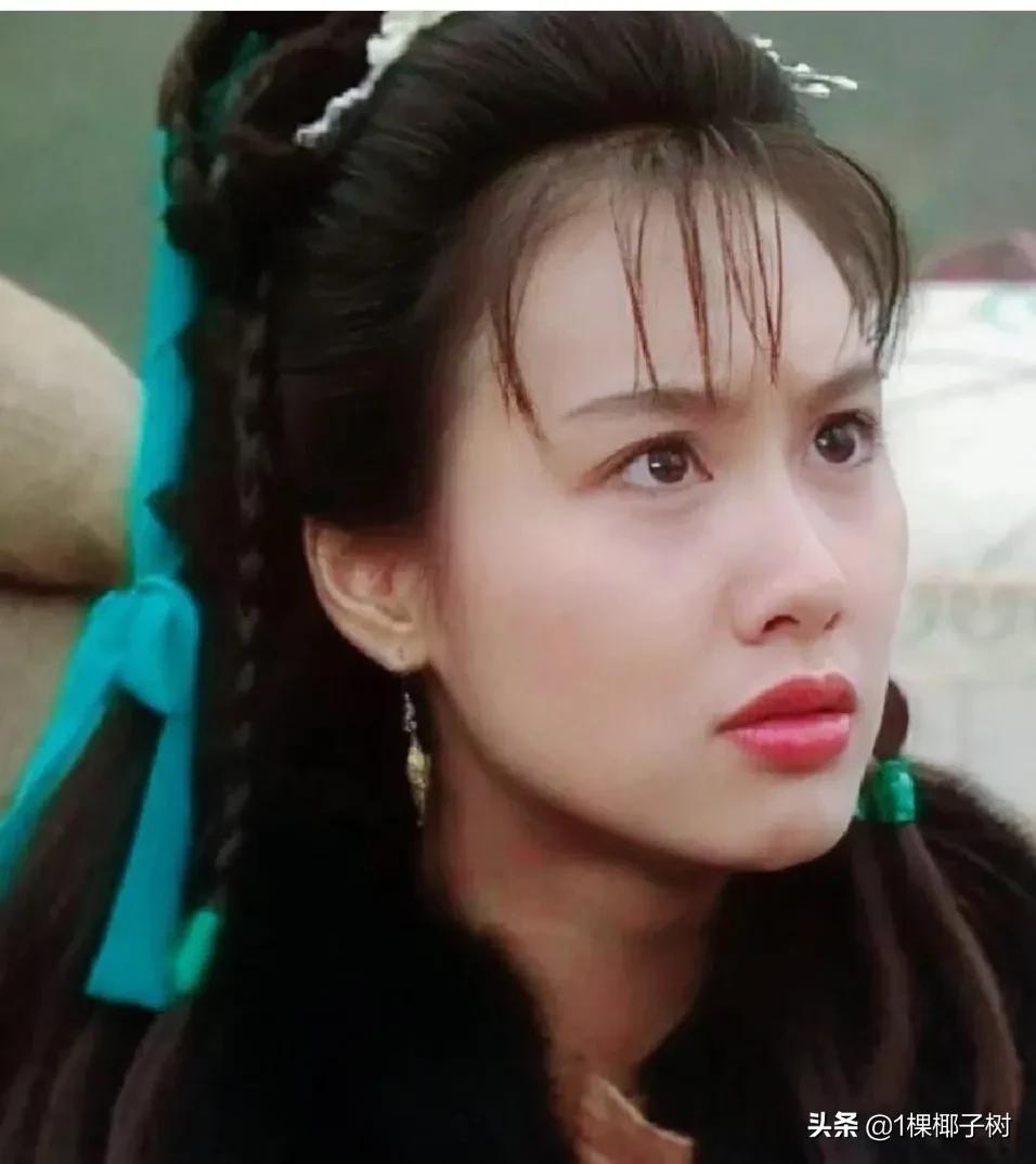 朱茵这一版的黄蓉 皮肤黑也挡不住她的灵气