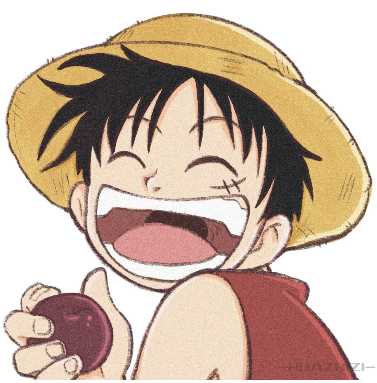 微笑的图片(海贼王全员治愈笑容头像,生活就该大笑起来)