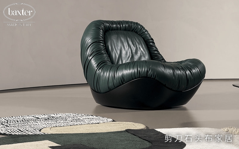 意大利家具Baxter｜具有艺术感设计的单人沙发