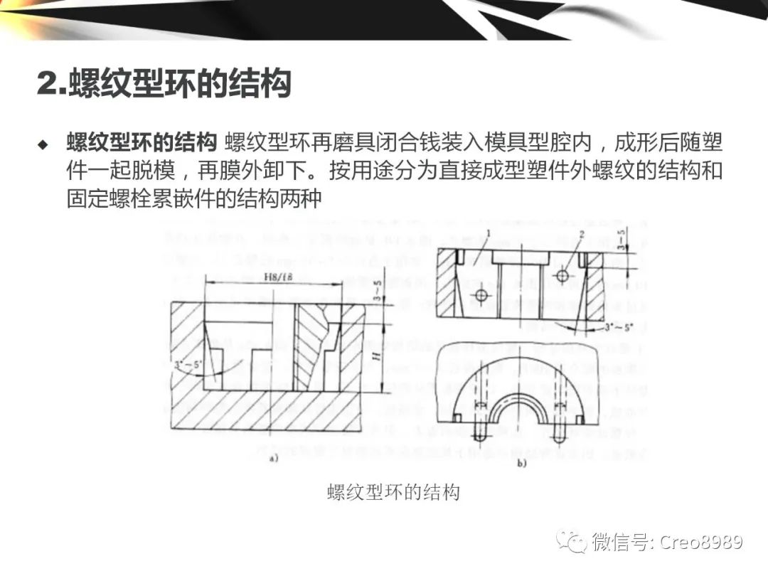 Proe/Creo成型零件结构设计