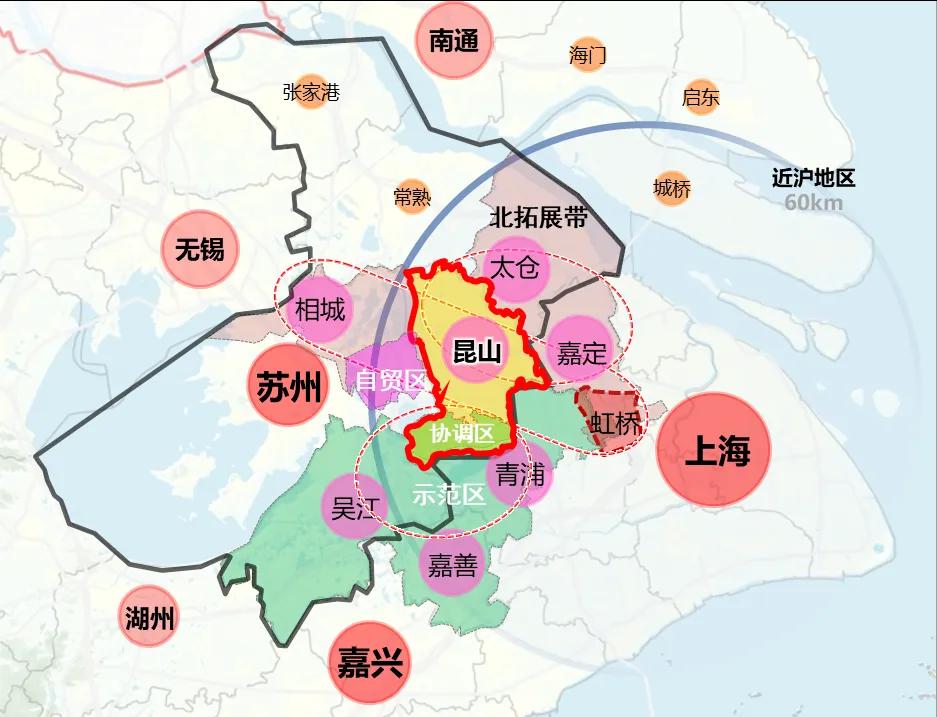 上海市昆山市地图图片