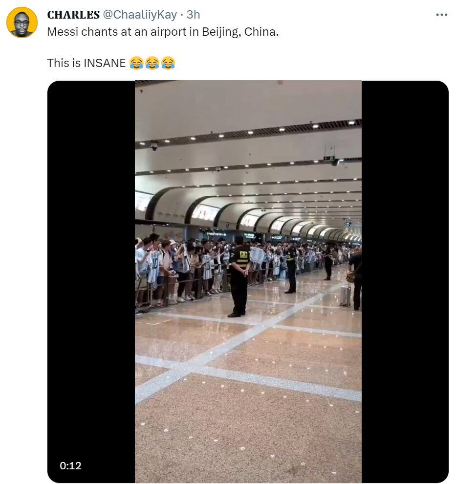 没想到吧？中国足球迷狂追梅西，罕见“火遍”全世界！