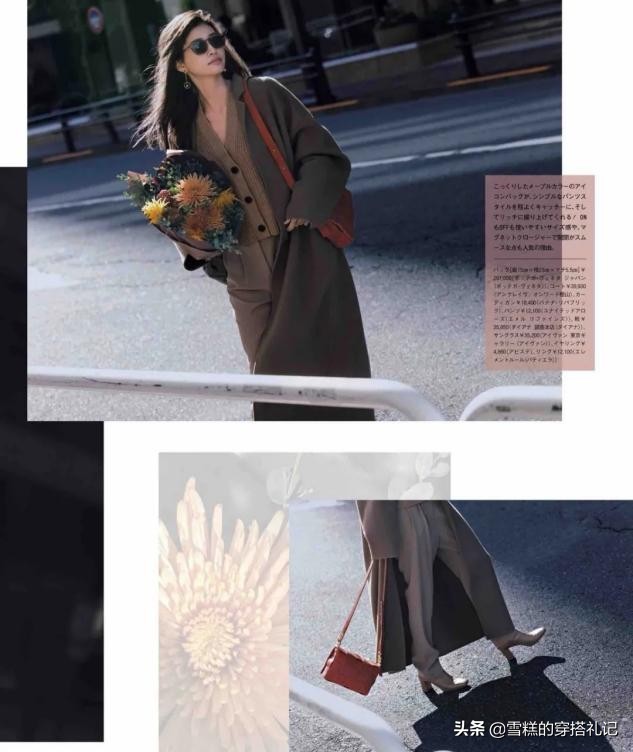 女人过了45岁，穿大衣“宜长不宜短”，显高显瘦不说，还更高级