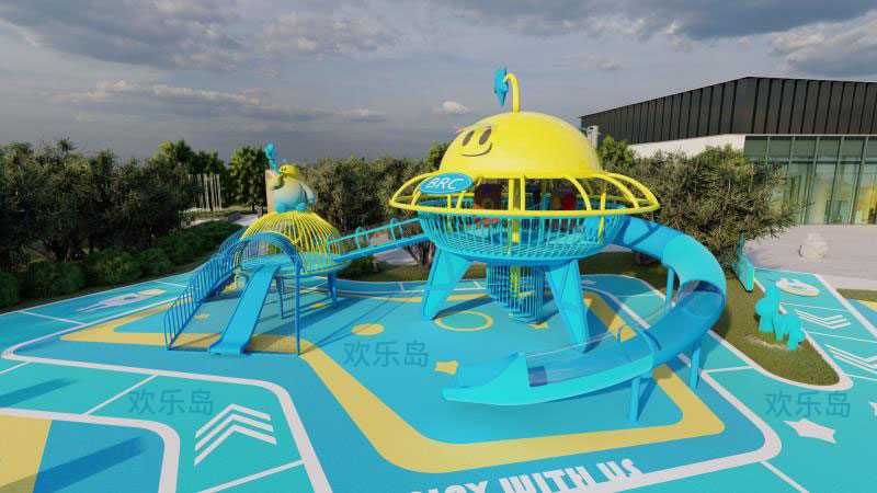 盘点上一年欢乐岛创意儿童乐园无动力游乐设备设计