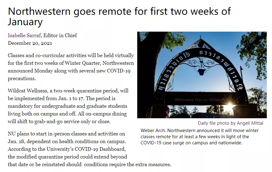 美国大学春季开学安排及疫苗政策汇总