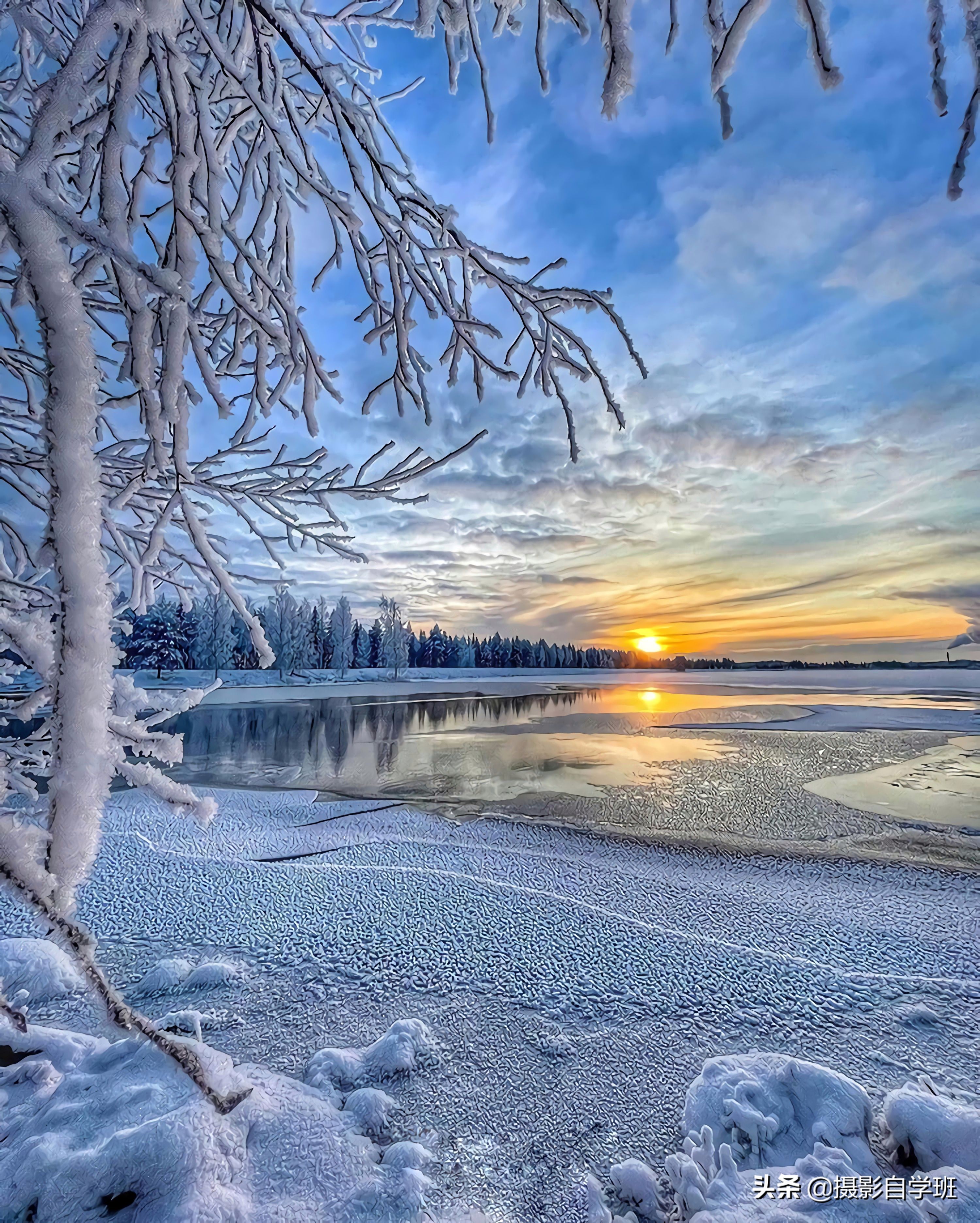 雪景拍照姿势大全图片(冬天拍照片相当美) - 赤虎壹号
