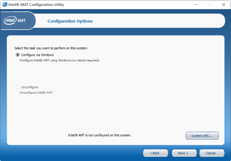 Intel 主动管理技术 (Intel AMT) 无线网卡设置指南