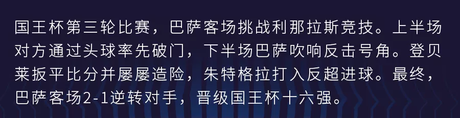 可惜被对方门将扑(巴萨逆转取胜，晋级国王杯十六强)