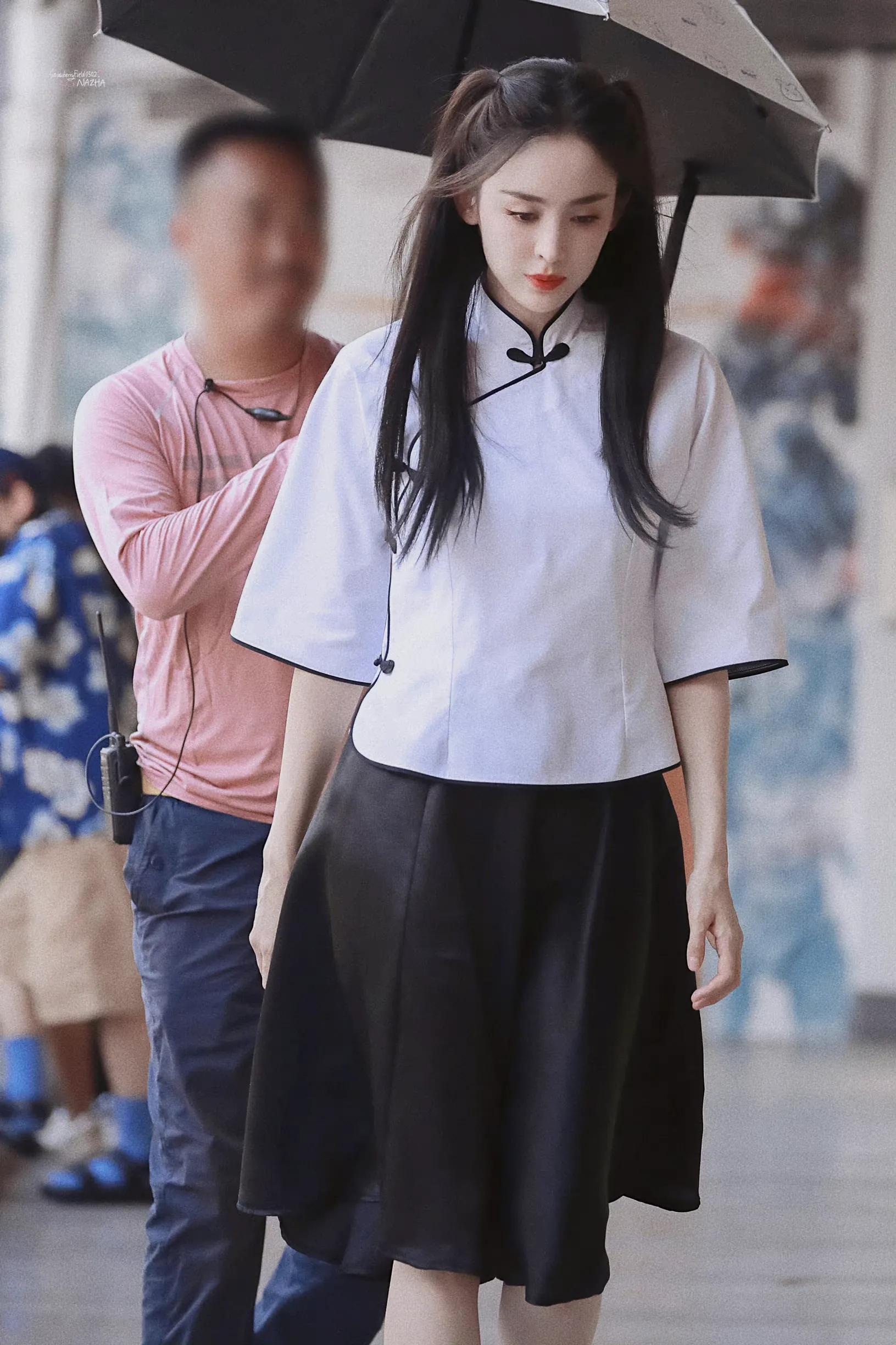 古力娜扎双马尾造型美到心里