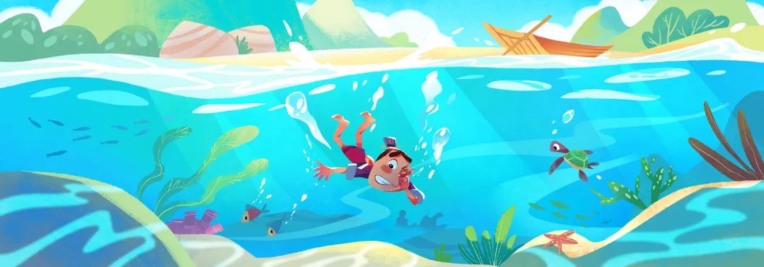 绘本系统课丨最流行的PS扁平纹理绘本风基础课＋提升课来了