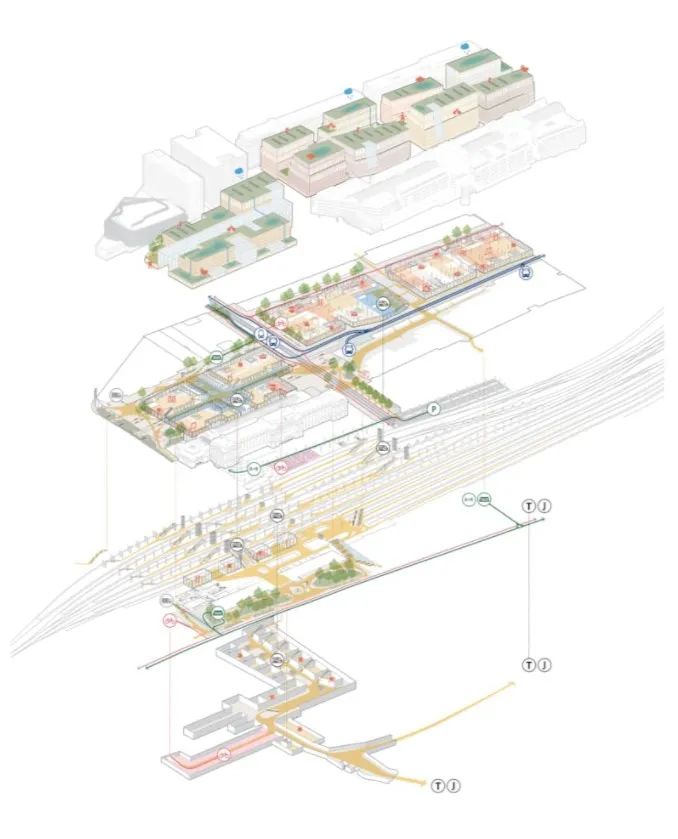 城市客厅 | 瑞典斯德哥尔摩中央车站区规划设计 / KCAP建筑与规划