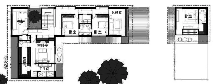 国外500㎡以上自建别墅，都带庭院跟泳池，这两套简直教科书