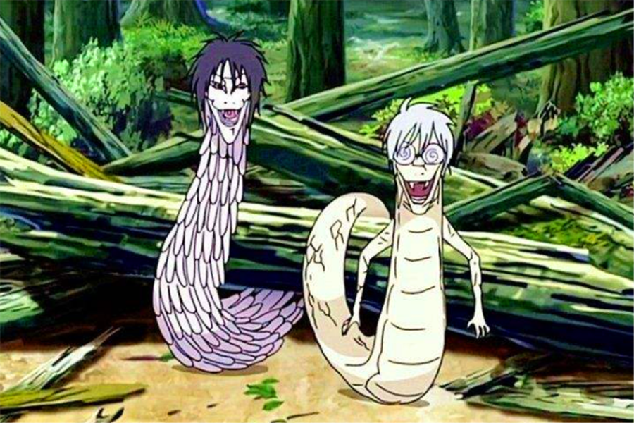 大蛇丸,药师兜:吐蛇套娃