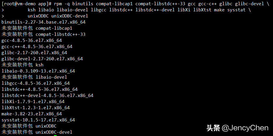 CentOS 7.6下安裝Oracle 11.2.0.4