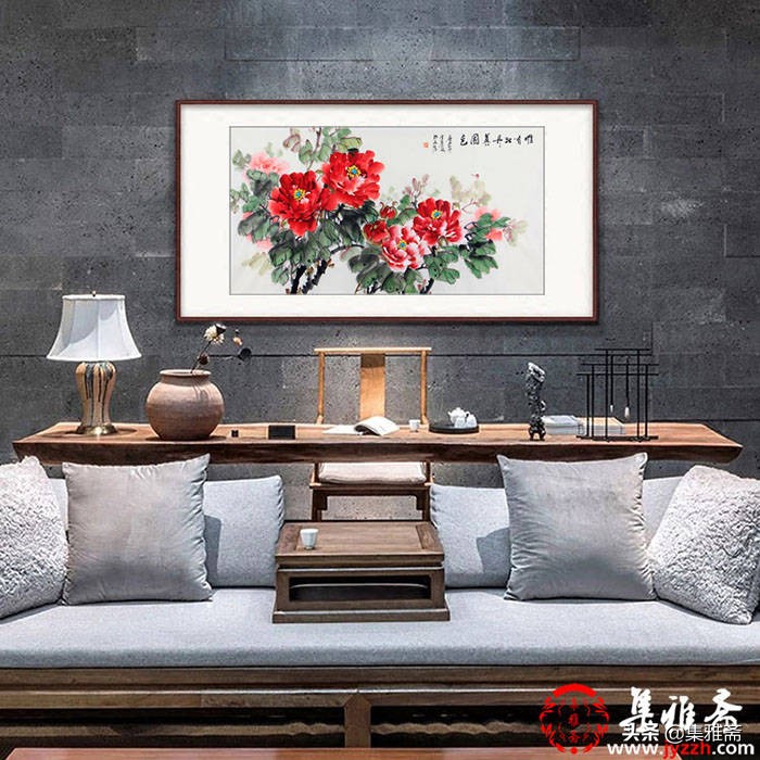 客厅装饰画挂什么好？吉祥花鸟画，让你的家居生活充满诗意