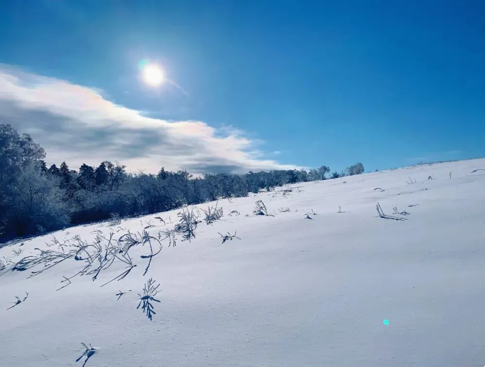 登高眺远景秘境身心愉冬日，来一场任性的雪山游