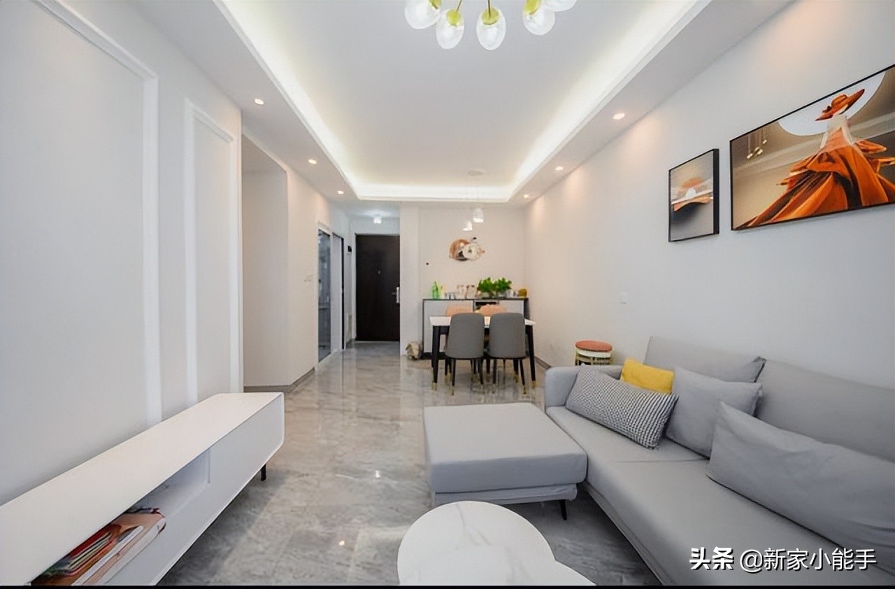 79平现代简约风格，三代同堂生活很幸福，软装全部网购便宜又好看