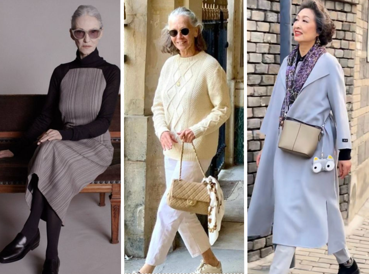 春季穿搭：女人60+歲又如何，「素雅」簡約風，照樣體面時髦