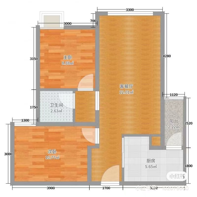 爆改50㎡复古小屋，撞色小花砖、半开放厨房好看到令人叫绝