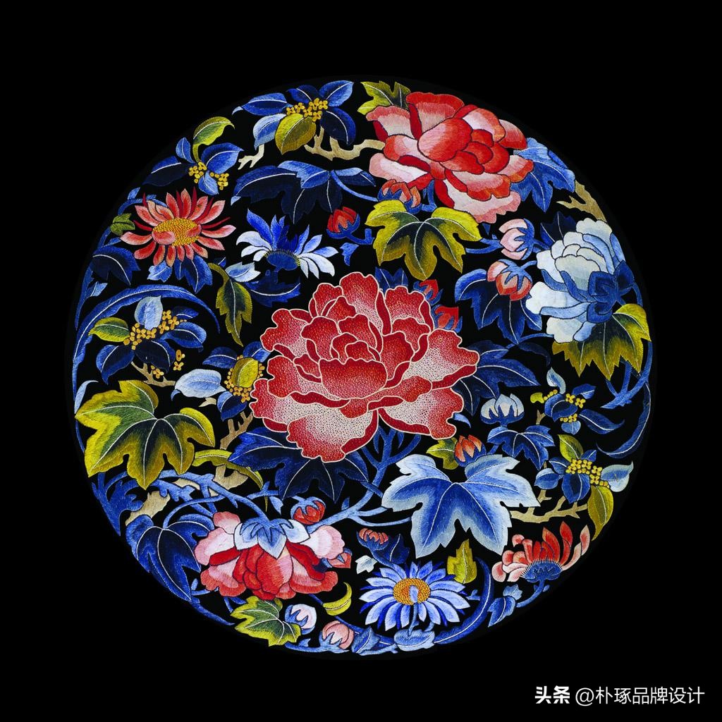 绣花图案设计图(中国传统经典纹样图案-刺绣纹样)