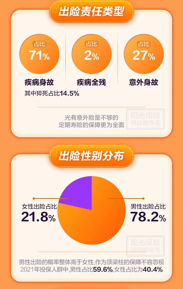 2021年阳光互联网定期寿险理赔年报