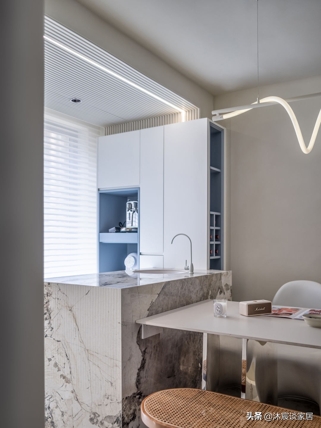 二次装修，她选择奶油色系，室内简约高级，享受温柔甜蜜的生活