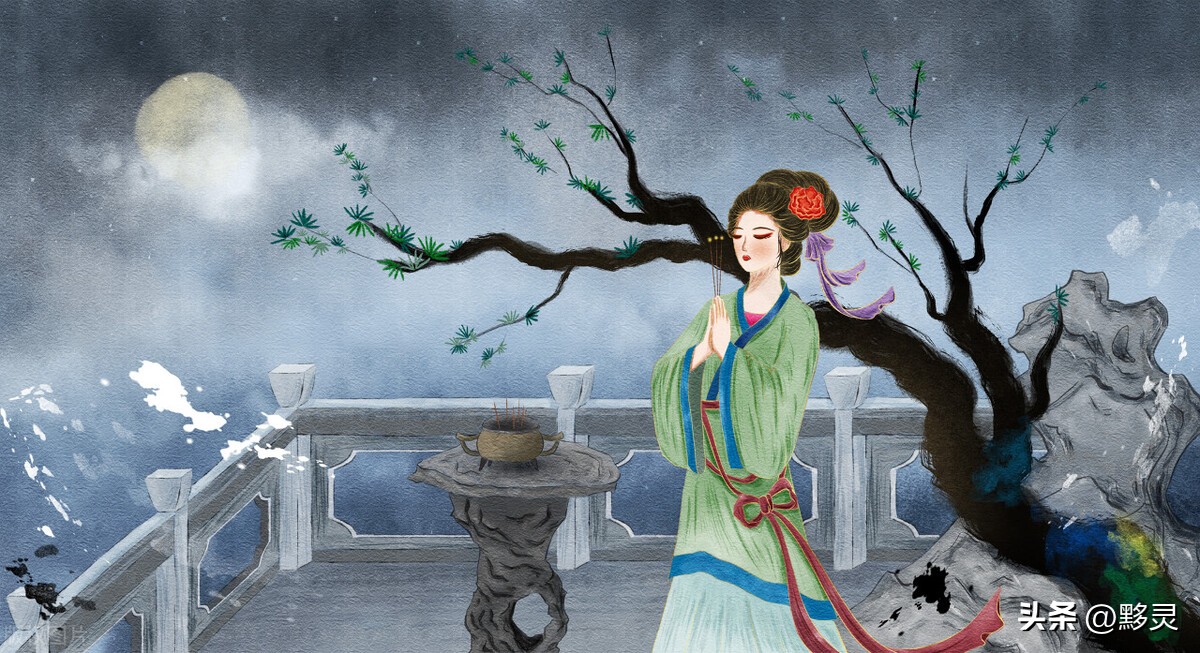 《三国演义》的作者罗贯中曰:"原是昭阳宫里人,惊鸿宛转掌中身,只疑