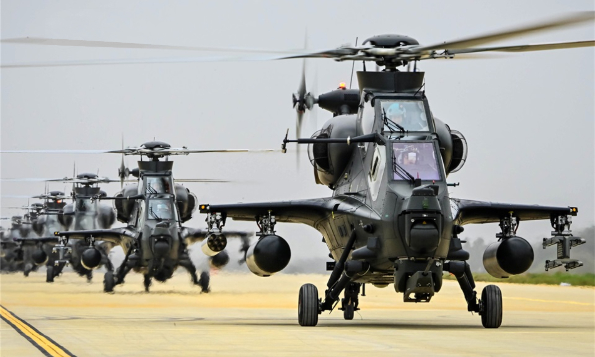 中国陆军航空兵武直部队:世界第三,与美国和俄罗斯的差距正在缩小